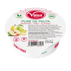 COMPOTA DE MANZANA-PERA-PLATANO, 100GR VIMA, C/36