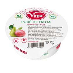 COMPOTA DE  MANZANA Y PERA, 100GR VIMA, C/36