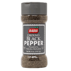 PIMIENTA NEGRA MOLIDA,BADIA, BOTE 170G, C/12