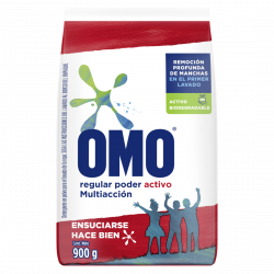DETERGENTE POLVO OMO DT PO MULT REG POD ACE, 15X900G, C/15 UDS