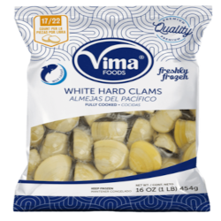 ALMEJA BLANCA 17-22PCS 454 GR C/10