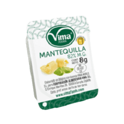 MANTEQUILLA S/SAL 8GR VIMA, C/100 UND
