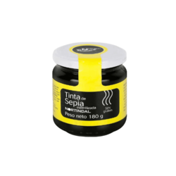 TINTA DE CALAMAR, BOTE CRISTAL 180 GR, C/30